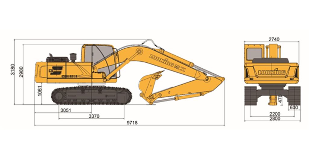 Гусеничный экскаватор Lonking CDM6215