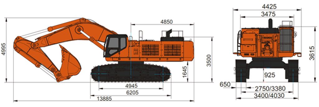 Гусеничный экскаватор Lonking CDM6950