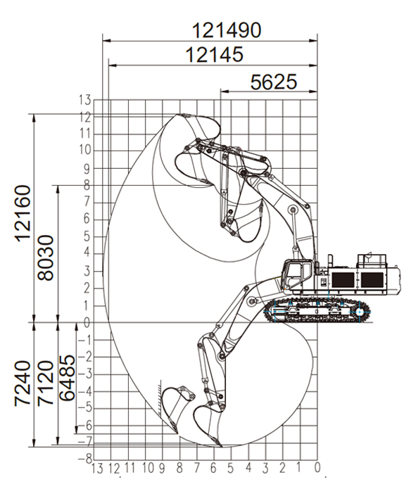 Гусеничный экскаватор Lonking CDM6950