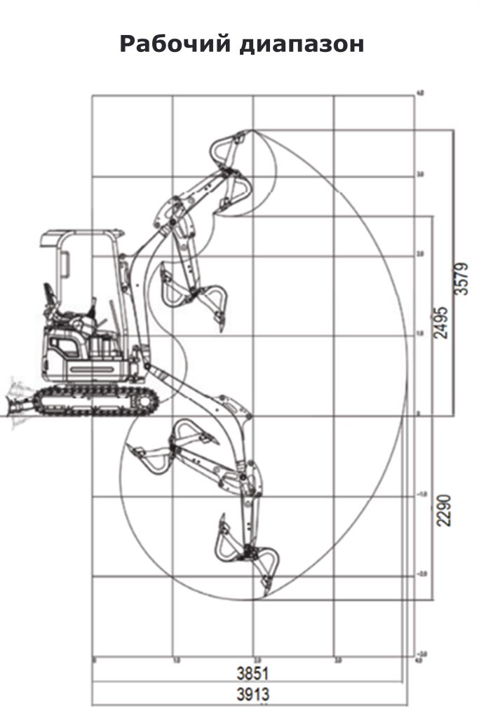 Мини-экскаватор Lonking CDM6016