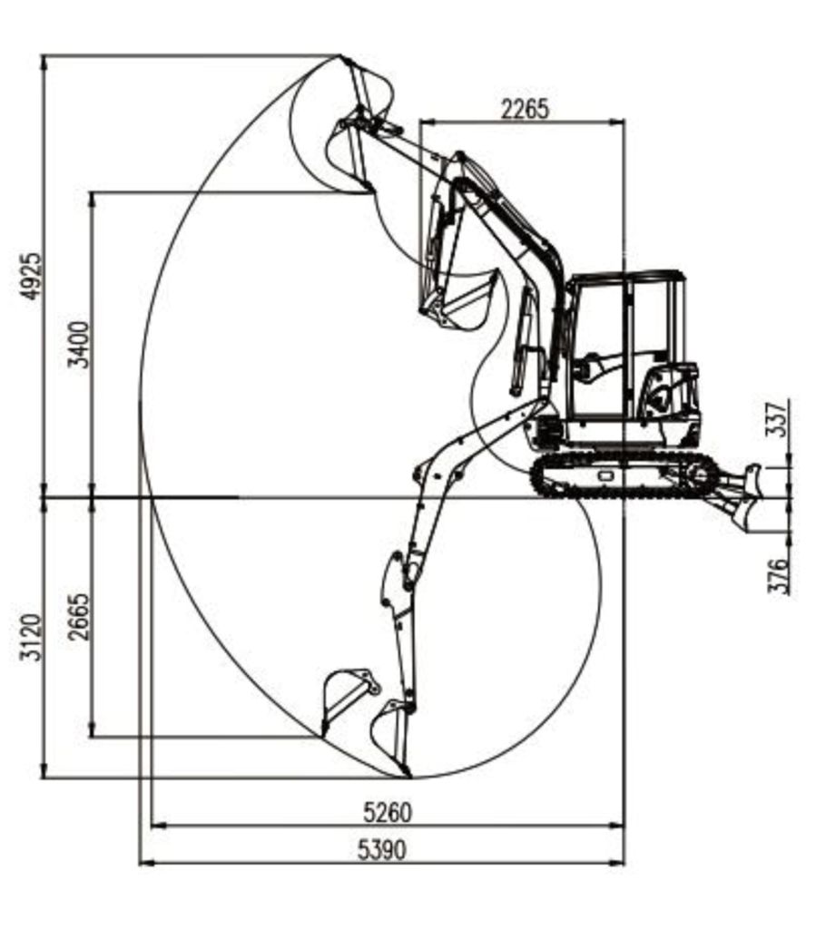 Мини-экскаватор Lonking CDM6035