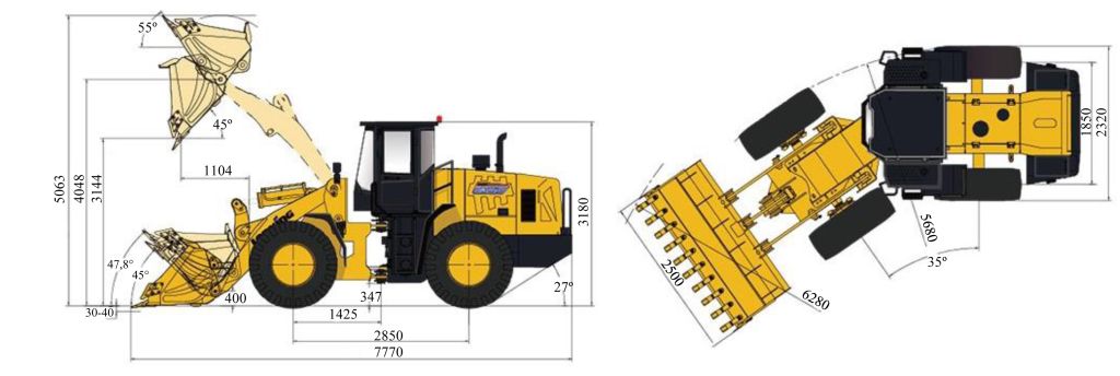 Фронтальный погрузчик Lonking CDM835