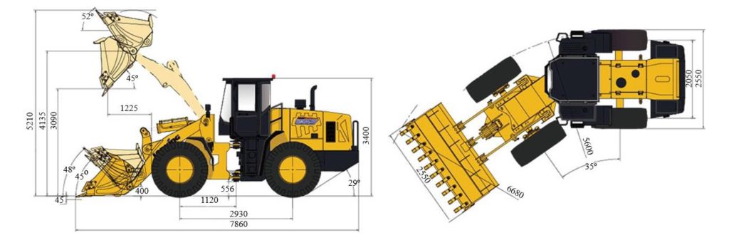 Фронтальный погрузчик Lonking CDM853N