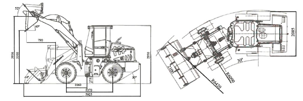 Фронтальный погрузчик Lonking CDM932N