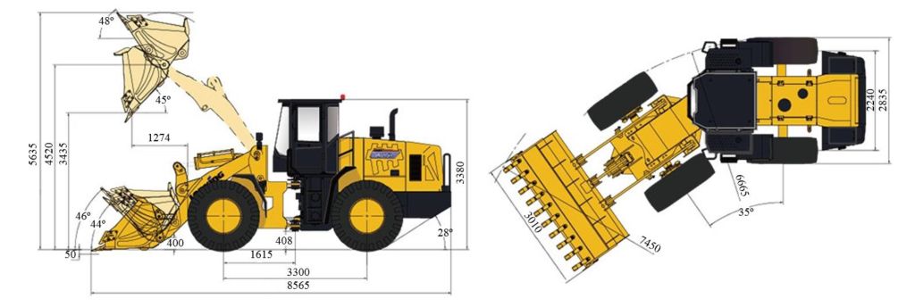 Фронтальный погрузчик Lonking ZL50NC