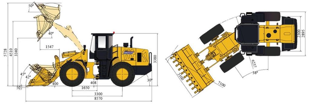 Фронтальный погрузчик Lonking ZL50NCS