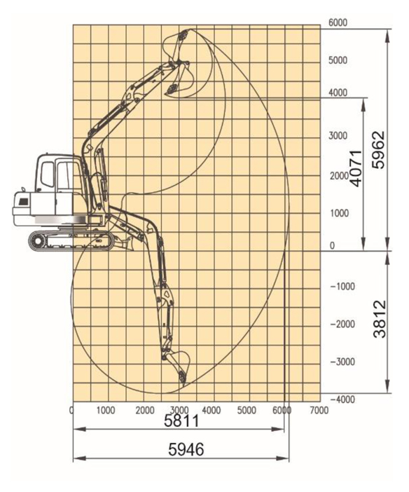 Гусеничный экскаватор Lonking CDM6060 (двиг. Yanmar)