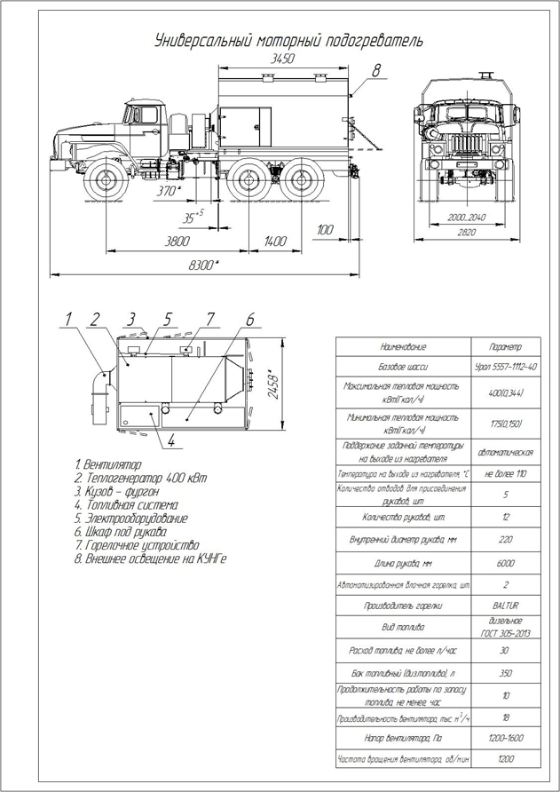 УМП-400 на Урал 5557-40 (Евро 2)