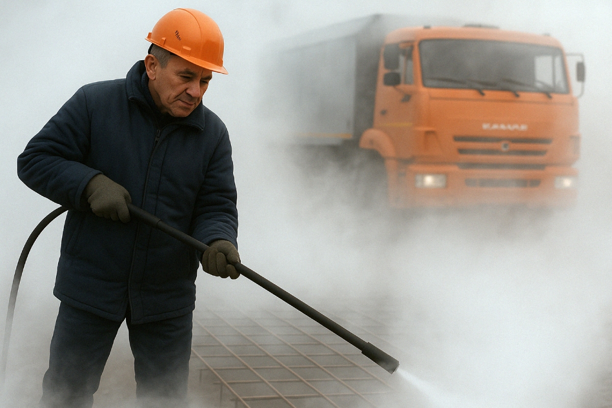 ППУА 1600/100 в процессе работы