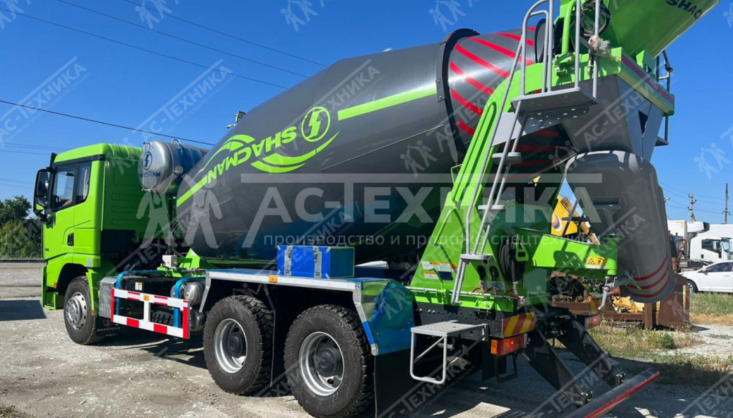 Автобетоносмеситель Shacman 6х4, X3000, 10 куб.м. (SX5258GJBDТ384)