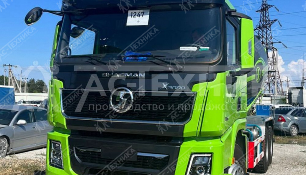 Автобетоносмеситель Shacman 6х4, X3000, 10 куб.м. (SX5258GJBDТ384)