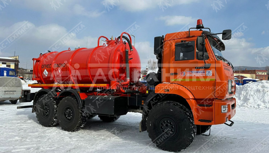 Автоцистерна АКН-10ОД на шасси КАМАЗ 43118-48 (Евро-5)