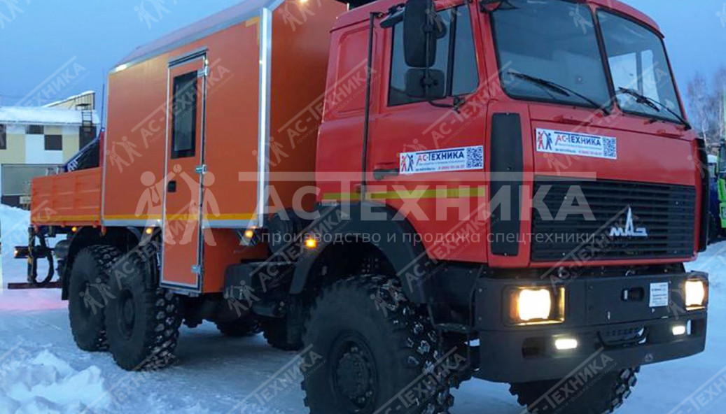 АРОК с КМУ АНТ-7,5-2 на шасси МАЗ-651727-310-050Р1 (Евро-2)