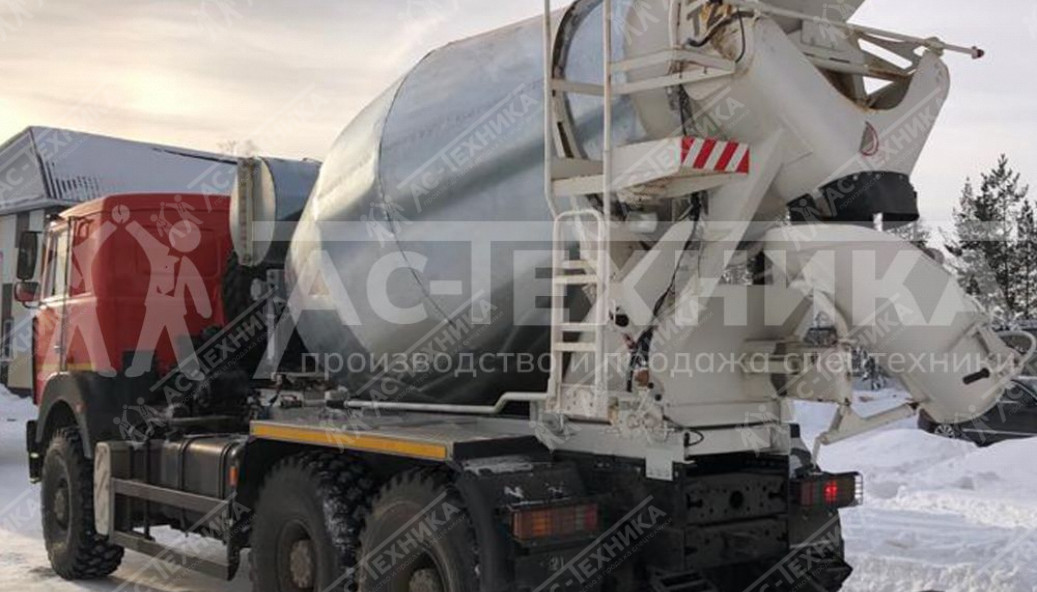 Автобетоносмеситель на шасси МАЗ-651727-310-050Р1 (Евро-2), 6 куб.м.