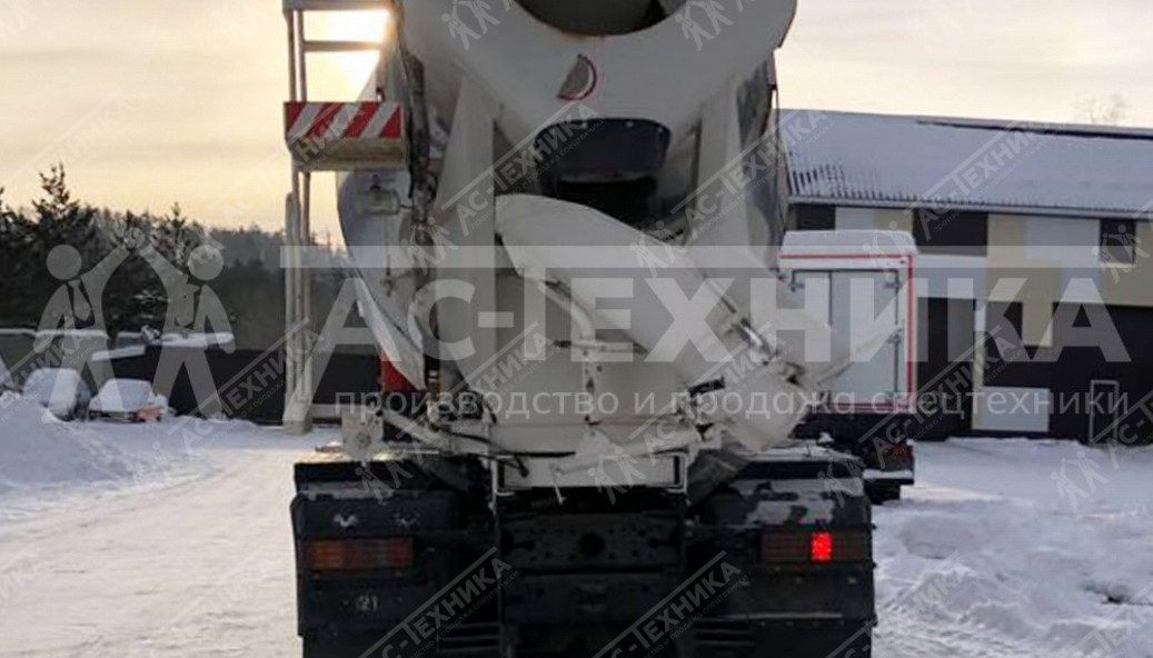 Автобетоносмеситель на шасси МАЗ-651727-310-050Р1 (Евро-2), 6 куб.м.