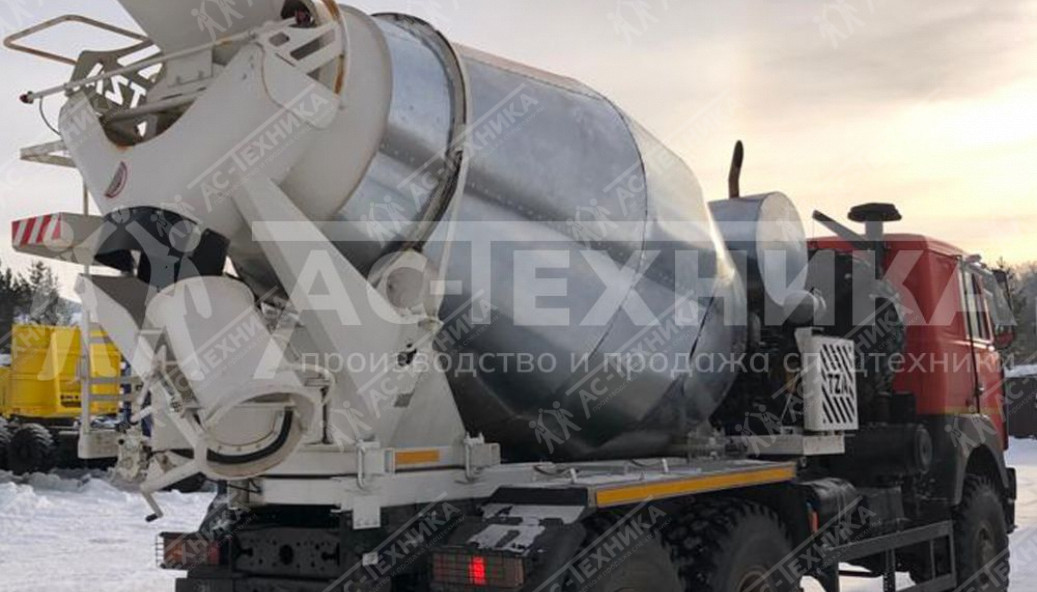 Автобетоносмеситель на шасси МАЗ-651727-310-050Р1 (Евро-2), 6 куб.м.