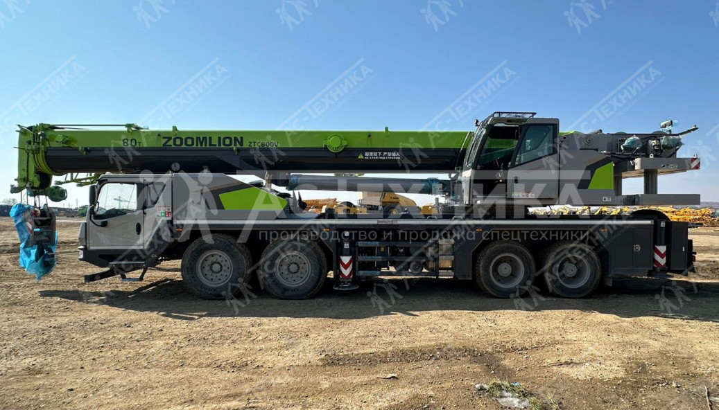 Автокран ZOOMLION ZTC800V552.1T, 8х4, 80 т