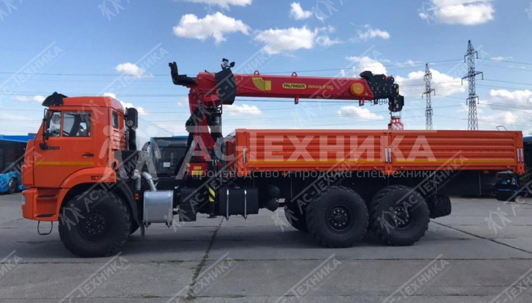 Автомобиль бортовой с КМУ Palfinger IT-150 на шасси КАМАЗ 43118-50 (Евро-5)