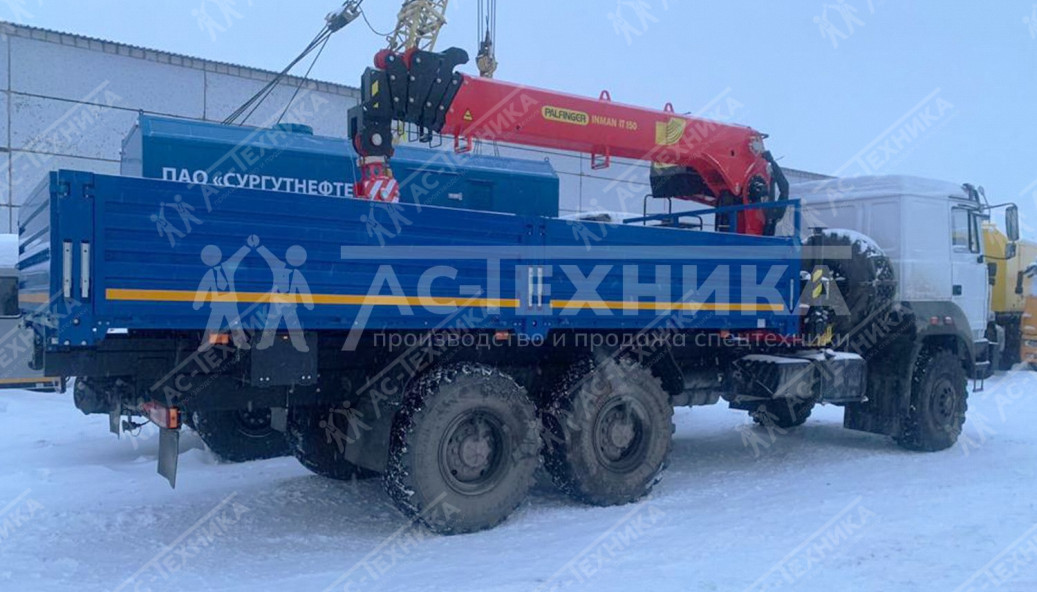 Автомобиль бортовой с КМУ Palfinger IT-150 на шасси Урал 4320-80 (Евро-5)