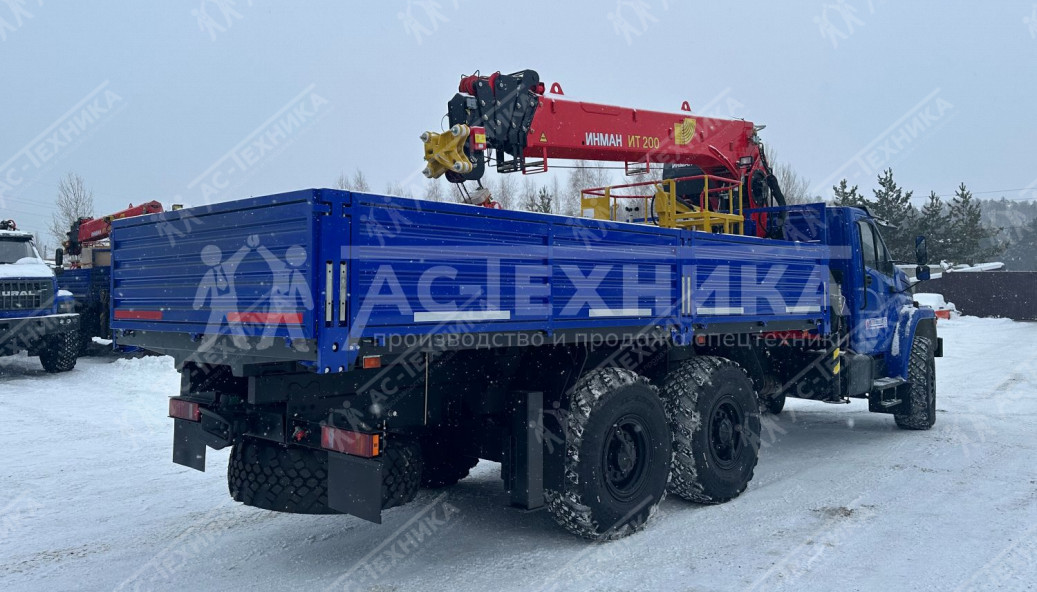 Автомобиль бортовой с КМУ ИТ-200 на шасси Урал NEXT 4320-72Е5Г38 (Евро-5)