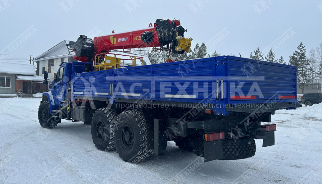 Автомобиль бортовой с КМУ ИТ-200 на шасси Урал NEXT 4320-72Е5Г38 (Евро-5)