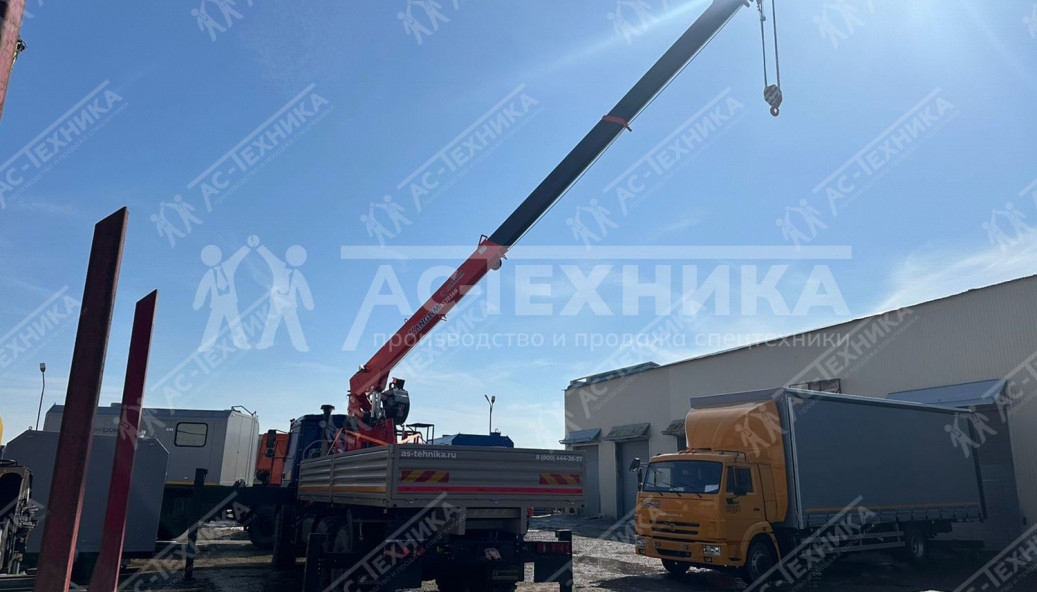 Автомобиль бортовой с КМУ Kanglim KS2056H на шасси Урал 4320-80 (Евро-5)