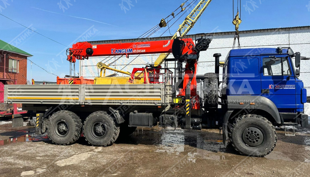 Автомобиль бортовой с КМУ Kanglim KS2056H на шасси Урал 4320-80 (Евро-5)