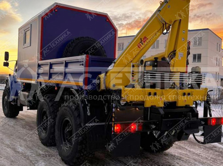 ГПА с КМУ Hyva HB60E2 на шасси Урал NEXT 4320-74Е5Г38 (6 мест) (Евро-5)