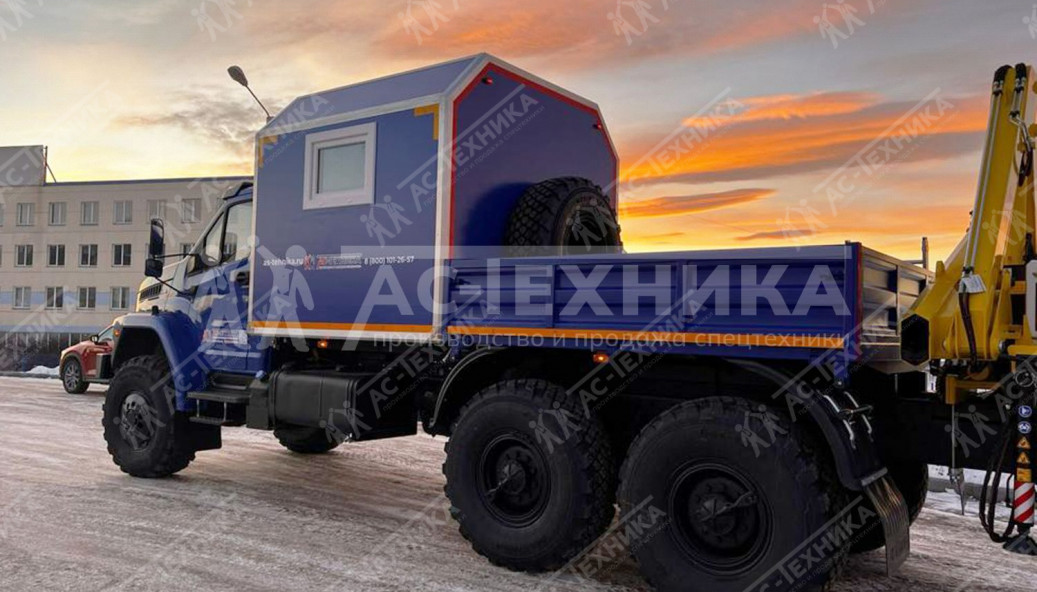 ГПА с КМУ Hyva HB60E2 на шасси Урал NEXT 4320-74Е5Г38 (6 мест) (Евро-5)