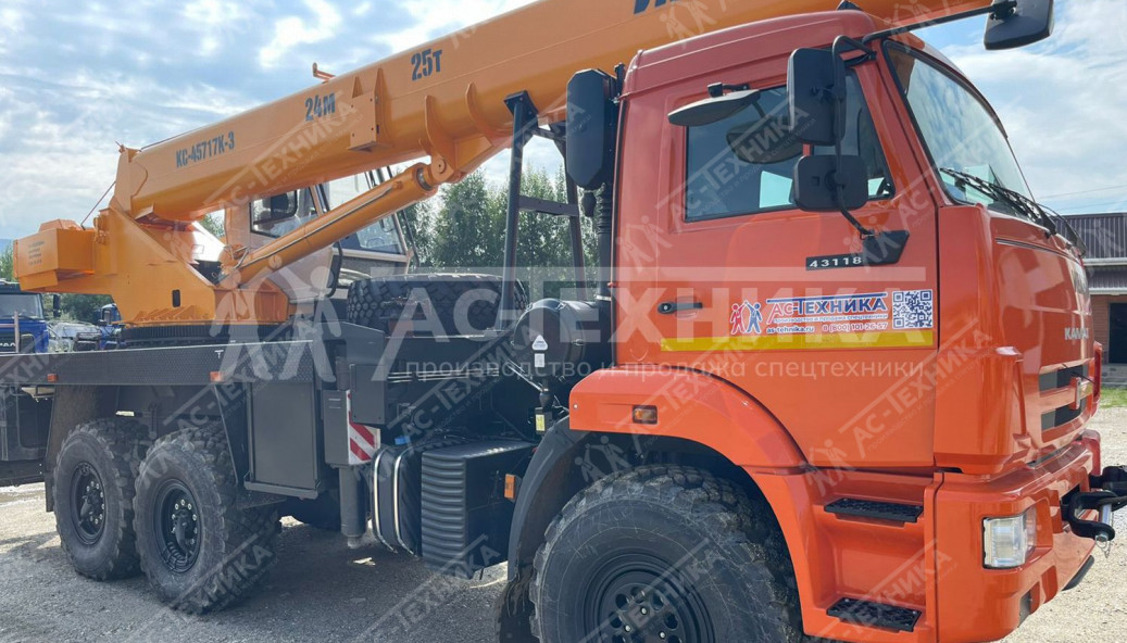 Автокран ИВАНОВЕЦ КС-45717К-3 на шасси КАМАЗ 43118-50 (Евро-5)