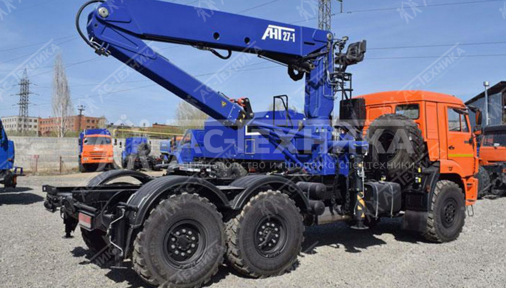 Седельный тягач КАМАЗ 43118-50 с КМУ АНТ 27-1 (Евро-5)