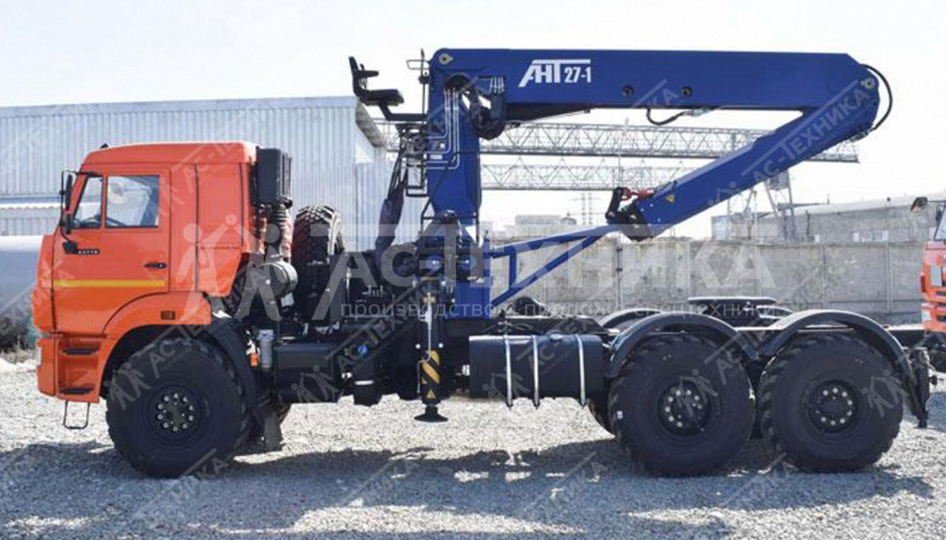 Седельный тягач КАМАЗ 43118-50 с КМУ АНТ 27-1 (Евро-5)