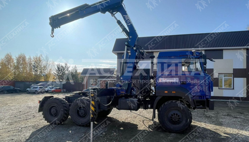Седельный тягач Урал 44202-3511-82 с КМУ АНТ 22-4 (Евро-5)