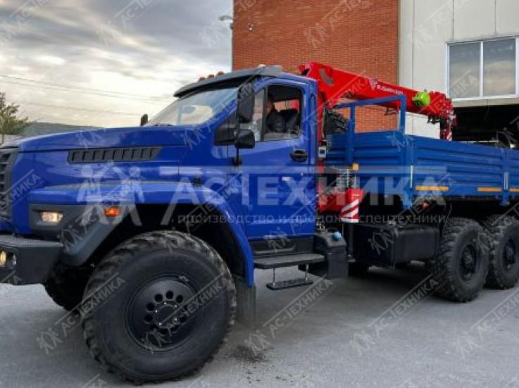 Автомобиль бортовой с КМУ (БКУ) TAURUS 086A на шасси Урал NEXT 4320-72Е5 (Евро-5)