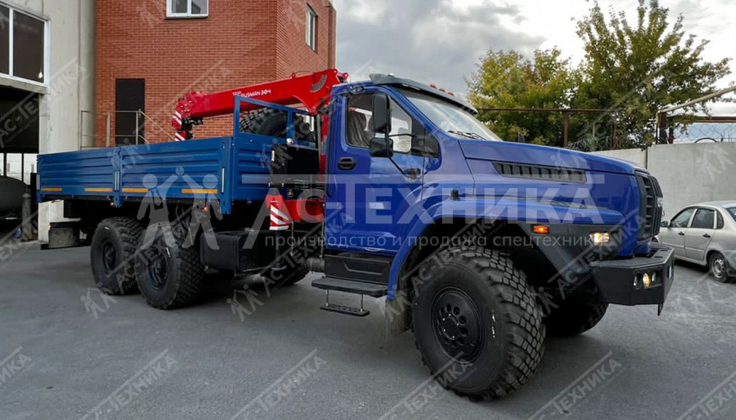 Автомобиль бортовой с КМУ (БКУ) TAURUS 086A на шасси Урал NEXT 4320-72Е5 (Евро-5)