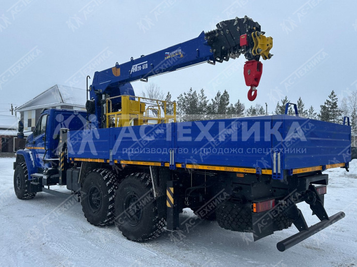 Автомобиль бортовой с КМУ АНТ 20-5ТЛ на шасси Урал NEXT 4320-72Е5Г38 (Евро-5)