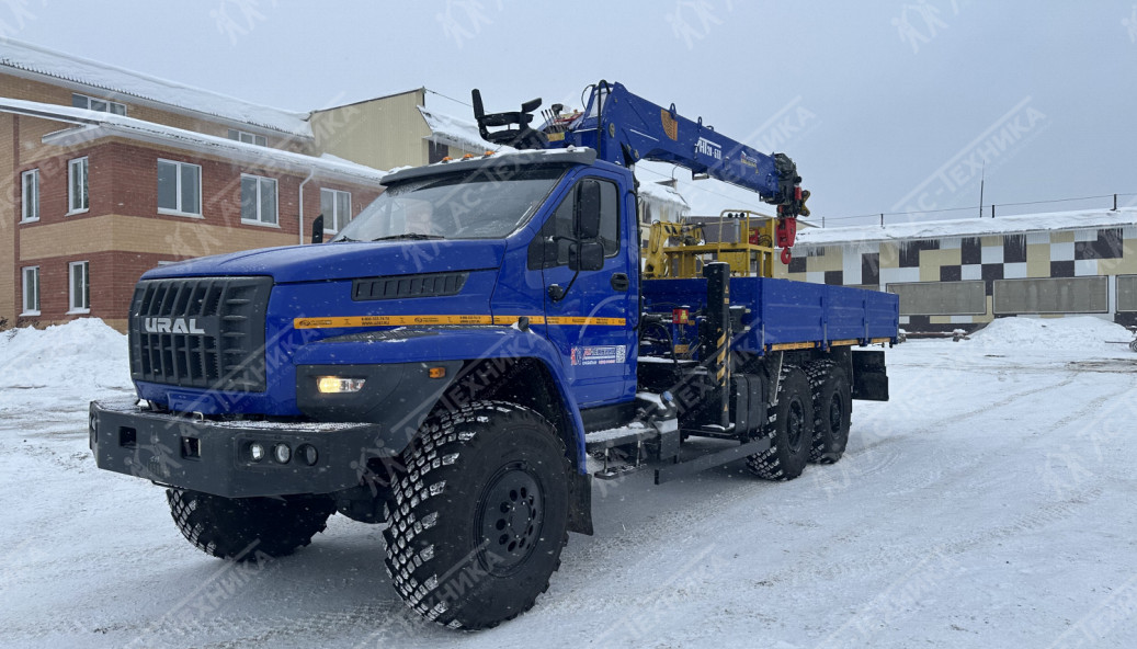 Автомобиль бортовой с КМУ АНТ 20-5ТЛ на шасси Урал NEXT 4320-72Е5Г38 (Евро-5)