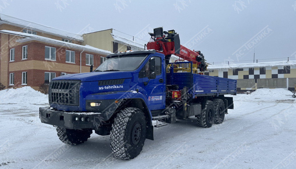 Автомобиль бортовой с КМУ ИТ-200 на шасси Урал NEXT 4320-72Е5Г38 (Евро-5)