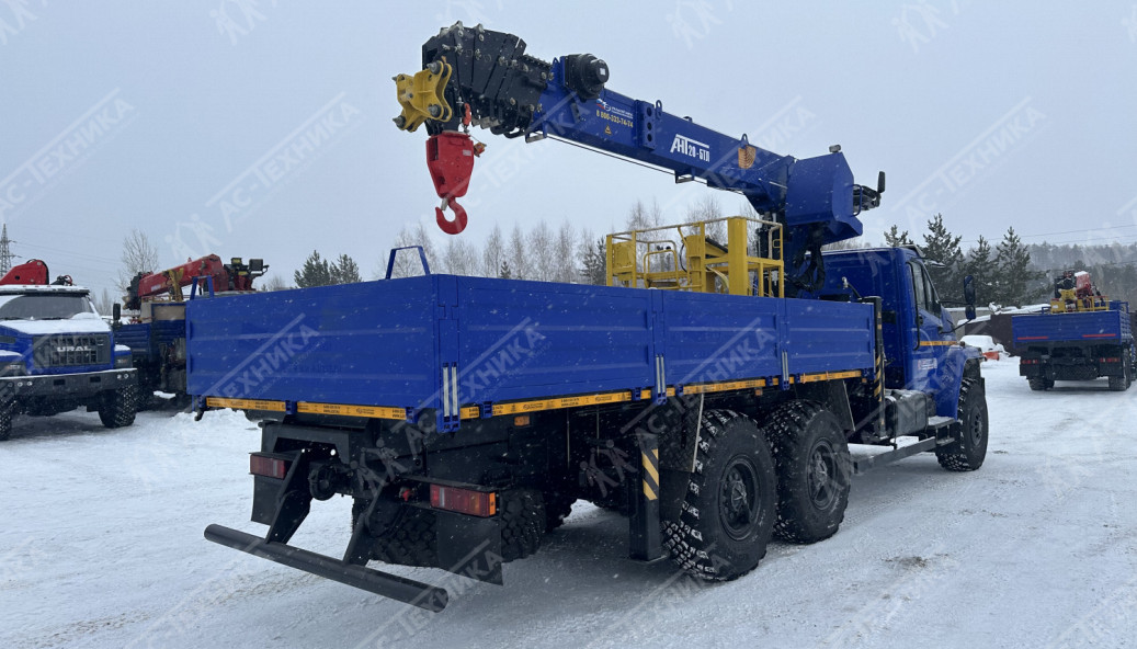 Автомобиль бортовой с КМУ АНТ 20-5ТЛ на шасси Урал NEXT 4320-72Е5Г38 (Евро-5)