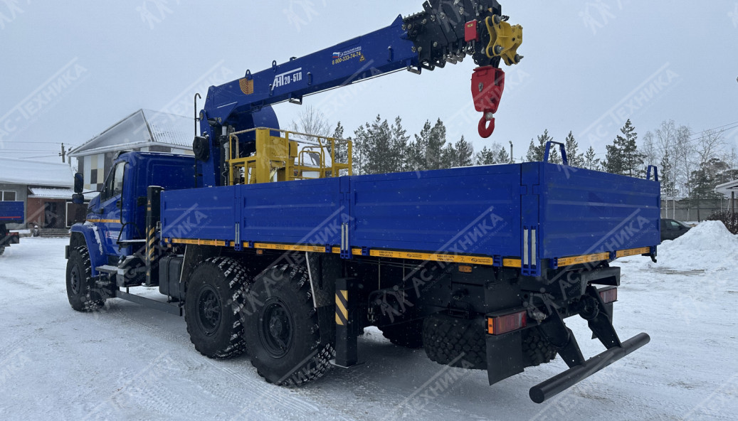 Автомобиль бортовой с КМУ АНТ 20-5ТЛ на шасси Урал NEXT 4320-72Е5Г38 (Евро-5)