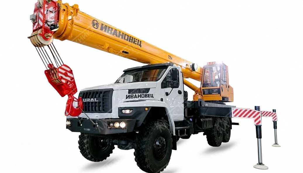 Автокран ИВАНОВЕЦ КС-45717К-2В на шасси УРАЛ NEXT (Евро-5)