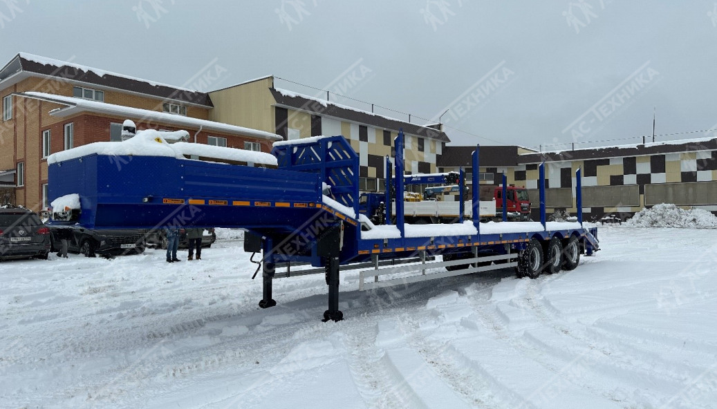 Полуприцеп-тяжеловоз 9179-0000030 (41 т, уголковые трапы)