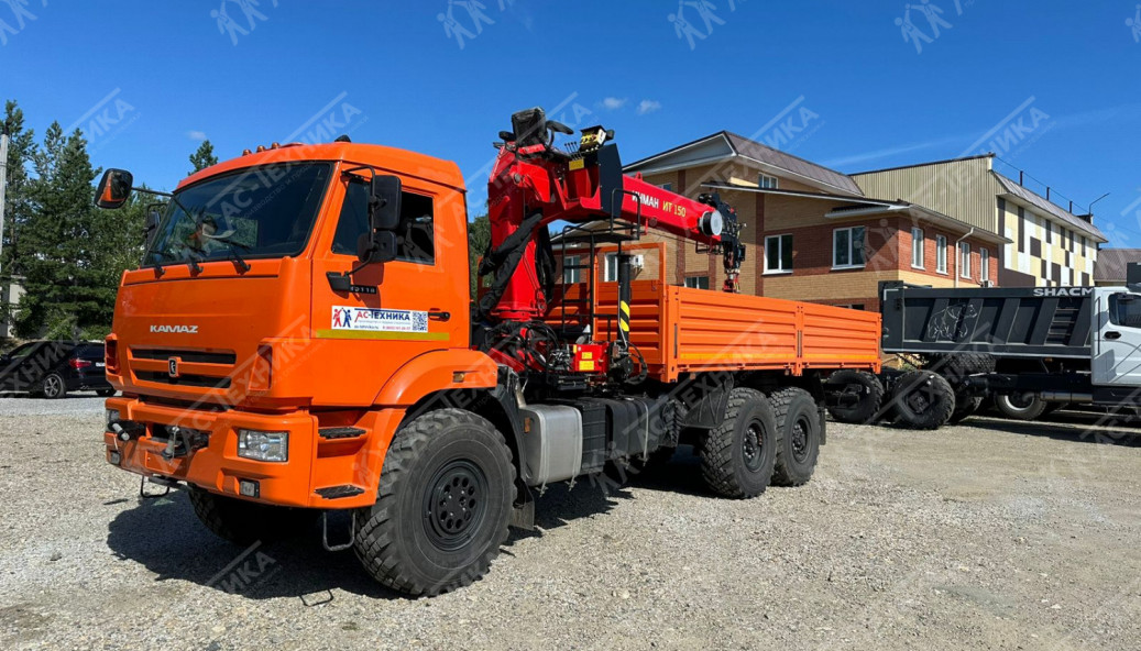 Автомобиль бортовой с КМУ ИНМАН ИТ-150 на шасси КАМАЗ 43118-50 (Евро-5)