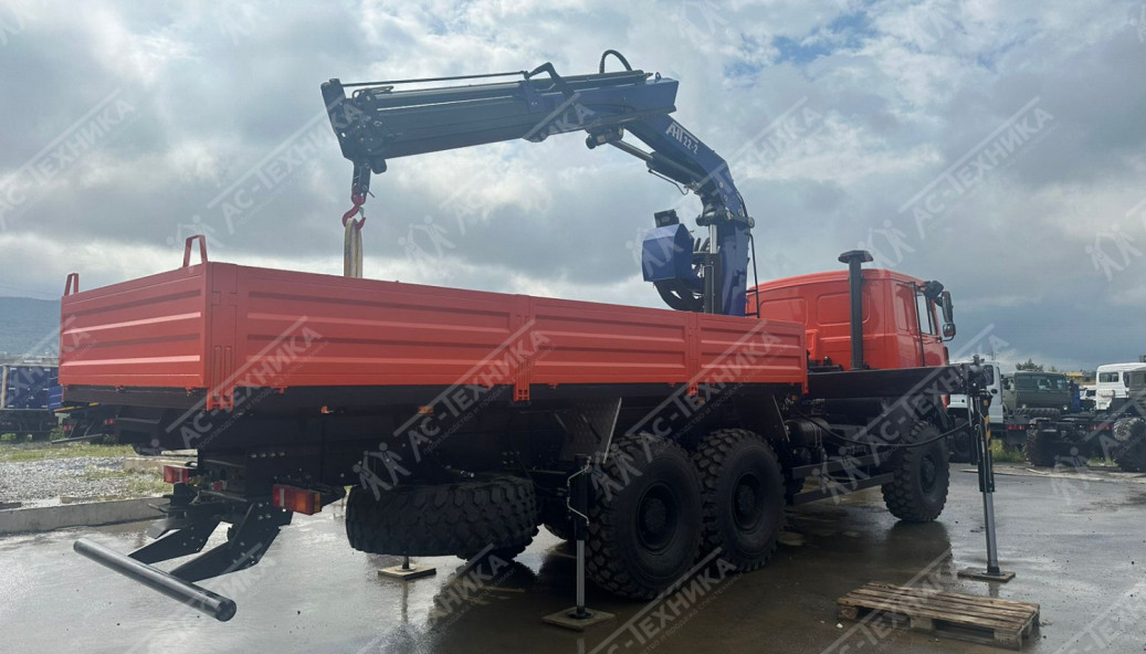 Автомобиль бортовой с КМУ АНТ 22-2 на шасси МАЗ 6317F9 (Евро-5)