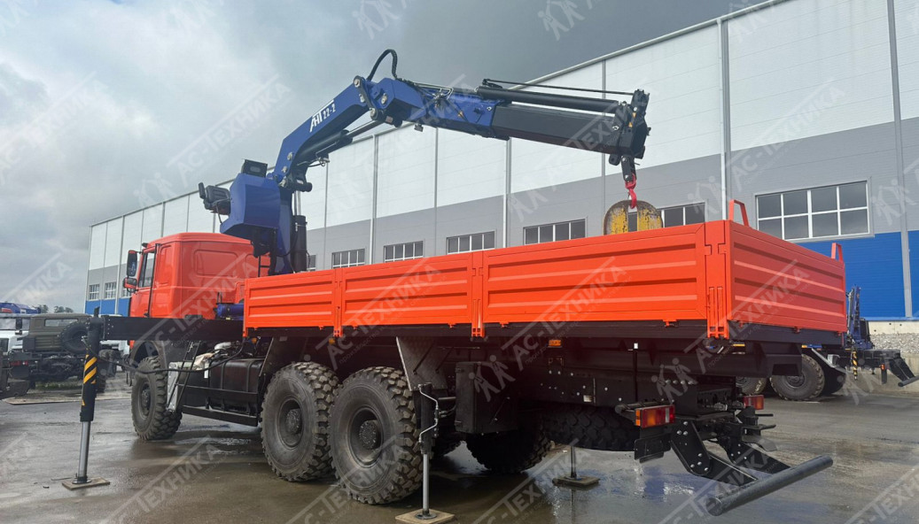 Автомобиль бортовой с КМУ АНТ 22-2 на шасси МАЗ 6317F9 (Евро-5)