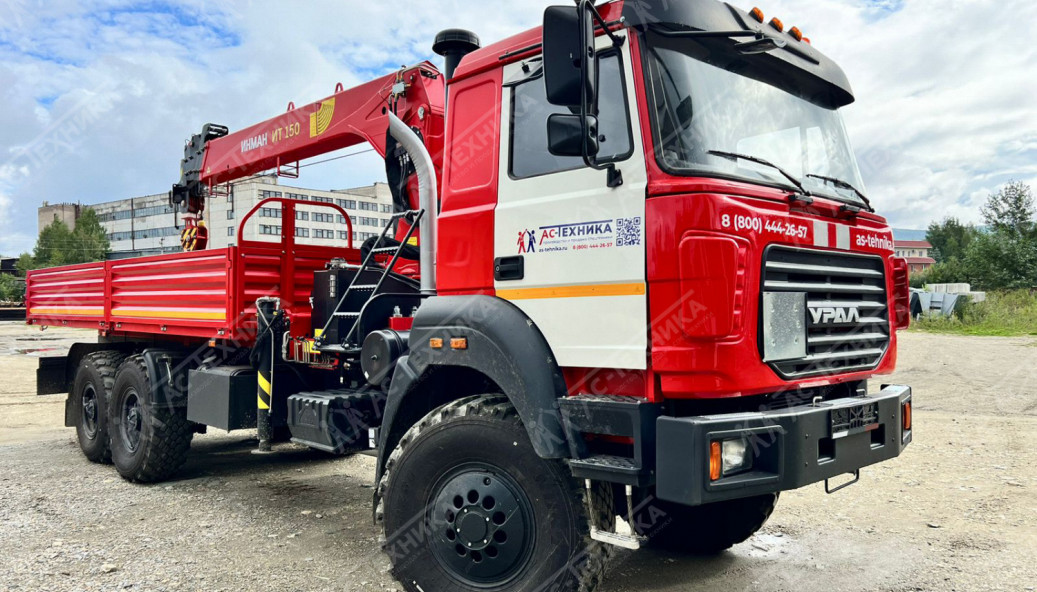Автомобиль бортовой с КМУ Palfinger IT-150 на шасси Урал 4320-80 (Евро-5)