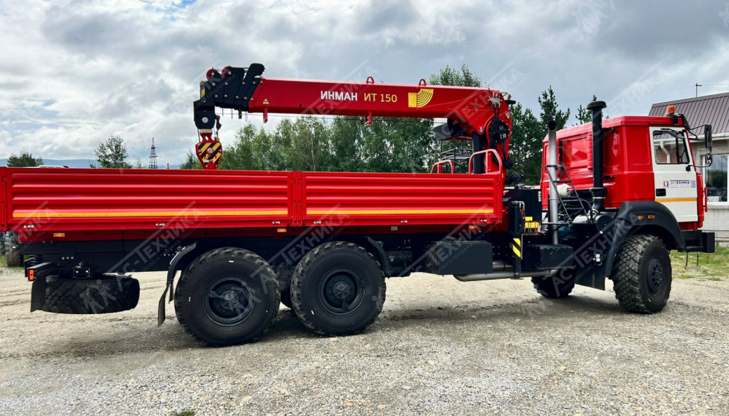 Автомобиль бортовой с КМУ Palfinger IT-150 на шасси Урал 4320-80 (Евро-5)