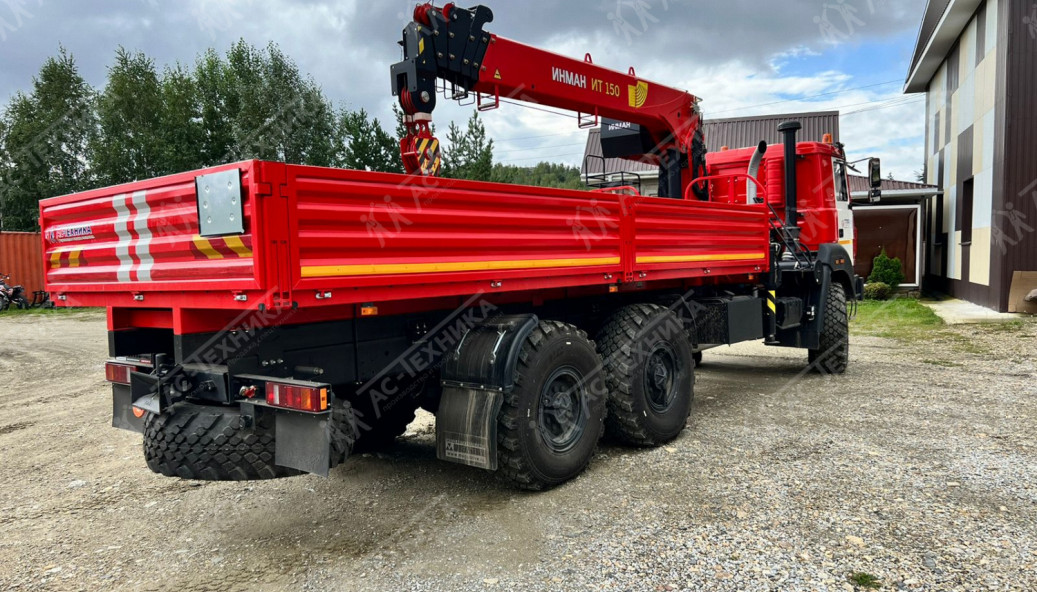 Автомобиль бортовой с КМУ Palfinger IT-150 на шасси Урал 4320-80 (Евро-5)
