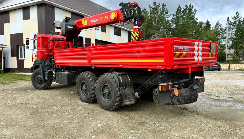 Автомобиль бортовой с КМУ Palfinger IT-150 на шасси Урал 4320-80 (Евро-5)