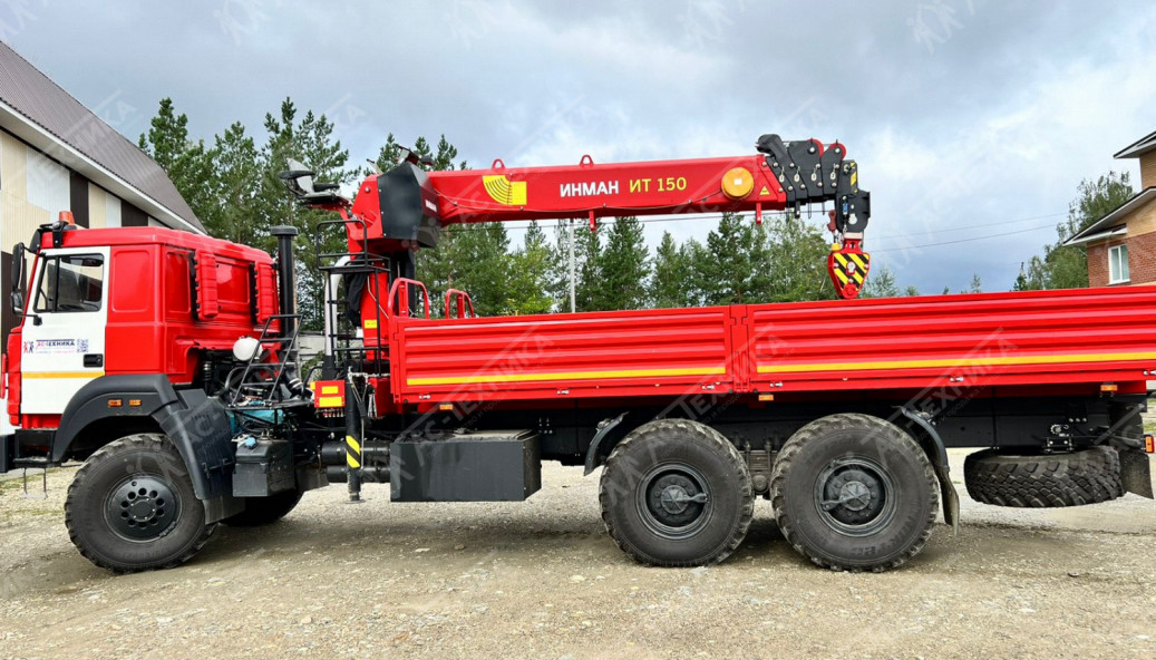 Автомобиль бортовой с КМУ Palfinger IT-150 на шасси Урал 4320-80 (Евро-5)